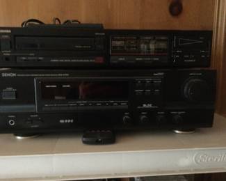 Toshibo Compact Disc Player, Denon CD RDS Player