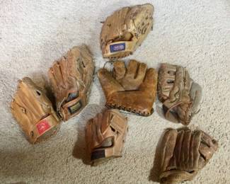 Vintage Baseball Mitts