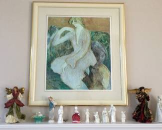 Lady in Pink by Barbara Wood framed Art