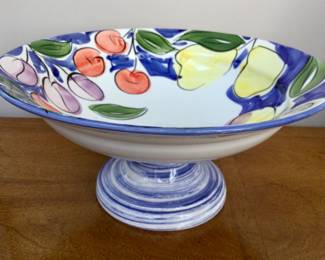 Footed Fruit Bowl by Antica Formace (Made in Italy)