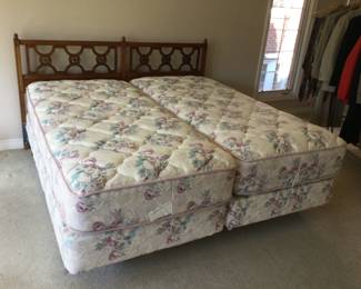 King Bed w/Headboard & Mattresses