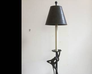 Maitland Smith Sold Bronze Hurricane Monkey Lamp (2) available Retails for $2,200