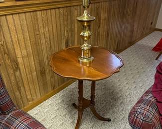 Mersman Pie Crust Accent Side Table second image