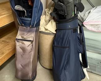 Complete Golf Club Set with Two Golf Bags