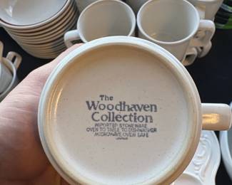 The Woodhaven Collection Stoneware Dinnerware Set second image