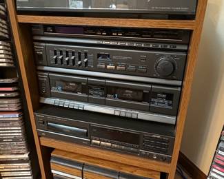 Panasonic Component Stereo System with Technics Turntable and Speakers fourth image