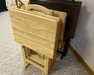 TV Tray Table Set