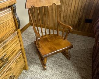 Vintage Childs Rocking Chair