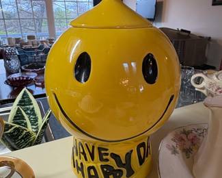 McCoy Have a Happy Day Smiley Face Cookie Jar