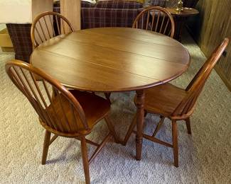Walter of Wabash Drop Leaf Dining Table and Chairs Set