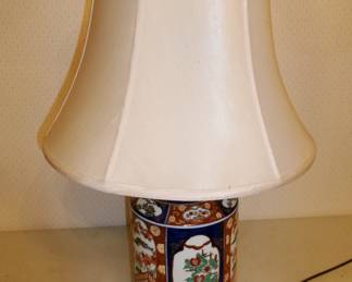 Asian style ceramic lamp
