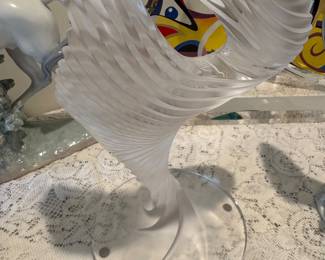 Lalique Crystal Trophee Figure - model  11660