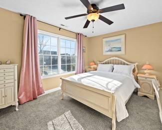 Bedroom furniture and decorations