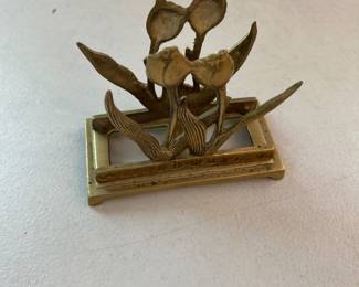 BRASS NAPKIN HOLDER. 