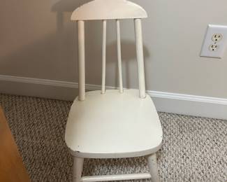 A PAIR OF THESE VINTAGE CHILD'S CHAIRS.