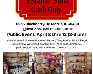 Estate Sale flyer