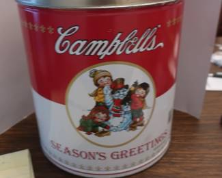 large Campbells tin