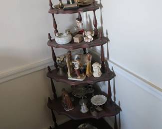 shelf  with  decor
