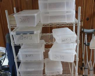 shelf  and  storage  containers