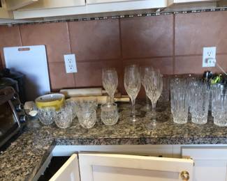 crystal  stemware