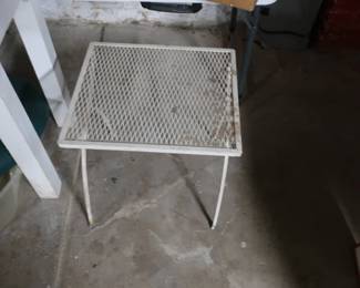 small iron table