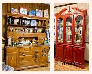 2 China cabinets