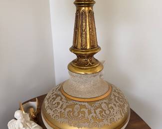 vintage Hollywood Regency style lamp
