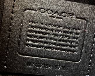 Coach turnlock chain tote