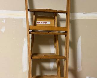 wooden ladder