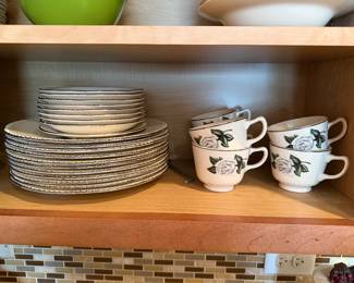 Homer Laughlin china White Rose