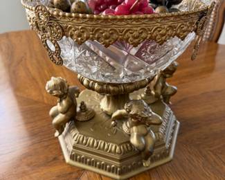 Vintage Cherub centerpiece
