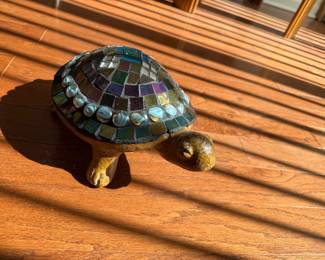mosaic garden turtle
