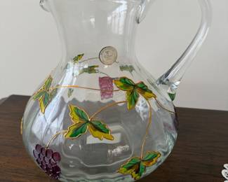 Romanian crystal pitcher