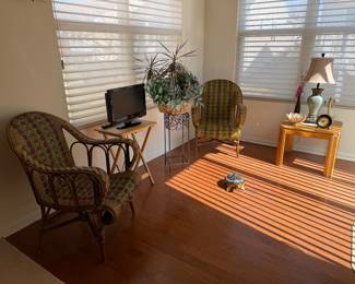 Vintage Rattan & Bamboo armchairs from 1960s - 70s