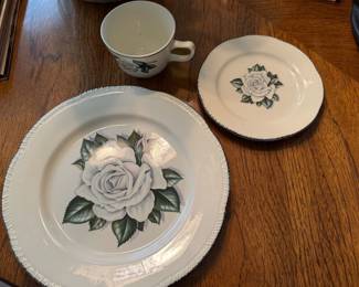 Homer Laughlin Rose dinnerware