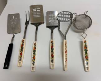 Vintage EKCO "Spice of Life" collection utensils