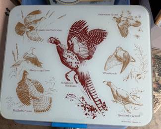 Vintage glass cutting board