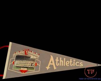 1960 KC ATHLETICS Vintage Baseball Pennant