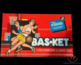 1969 Cadaco BAS-KET Tabletop Game