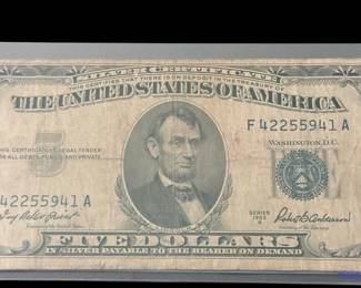 $5 Silver Certificate