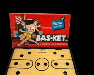 1969 Cadaco BAS-KET Tabletop Game