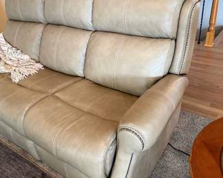 Powered Leather Sofa