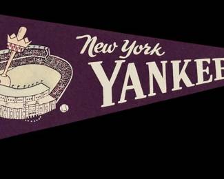 1950's New York YANKEES Pennant