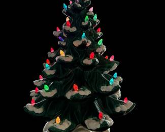 Vintage Ceramic Christmas Tree