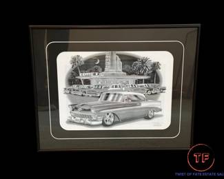 Signed "1956 Chevrolet Bel Air - Simply Stated" by THOM SANSOUCIE