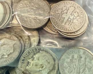 SILVER Roosevelt Dimes