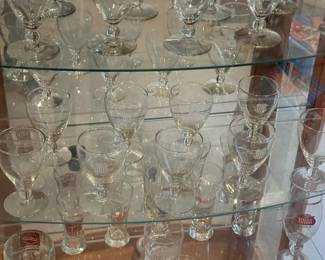 UNION PACIFIC Stemmed Glasses