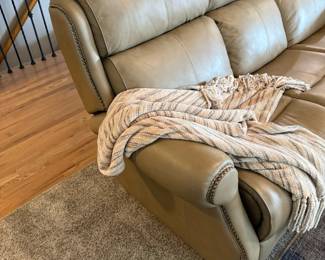 Powered Leather Sofa