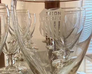 UNION PACIFIC Stemmed Glasses