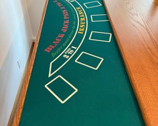 Free Standing Bar with Pull-Out Blackjack Table